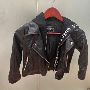 Guess girls leather jacket